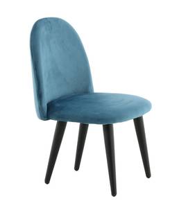 Chaise de salle à manger Velvet lot de 2 Bleu