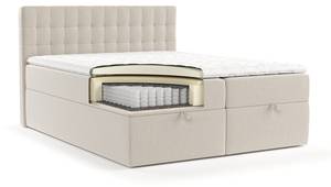 Boxspringbett Ampio Beige - Breite: 160 cm