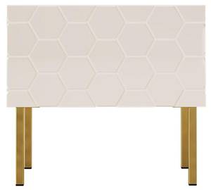 Table de chevet HEXA NS50 1D Blanc