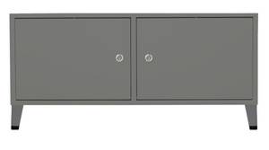 Praktischer grauer Stahlschrank Grau - Metall - 78 x 55 x 35 cm