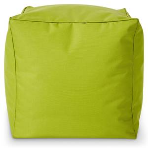 Sitzsack-Hocker Pouf "Cube" 40x40x40cm Grün