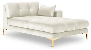 Chaiselongue MAMAIA Hochglanz Beige