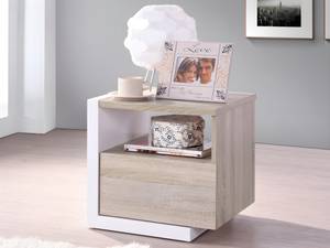 Table de chevet NAPOLI Lot de 2 Beige