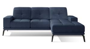 Ecksofa TORREN Blau - Ecke davorstehend rechts