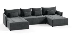 Ecksofa Big Sofa Eckcouch Molo U Form Grau