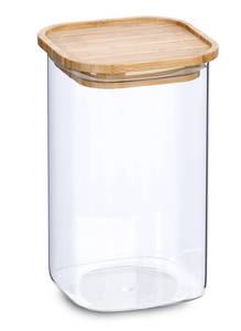 Vorratsglas m. Bambusdeckel, 1300ml Glas - 10 x 18 x 10 cm