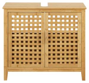 Waschbeckenschrank Ingmarsö Braun - Bambus - 67 x 60 x 30 cm