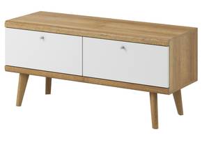 Fernsehtisch PRIMO RTV  PRTV107 Beige - Weiß - Holzwerkstoff - Kunststoff - 107 x 50 x 40 cm