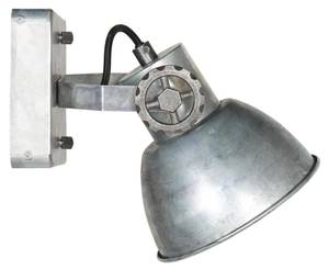 Wandleuchte Gearmetal Silber - Metall - 8 x 17 x 8 cm