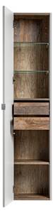 Hochschrank SANTA FE HC35 1D2D Hellgrau