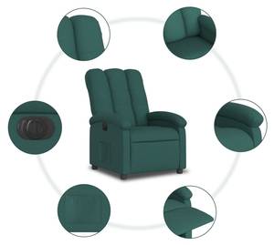 Fauteuil inclinable électrique 3032264-4 Vert foncé