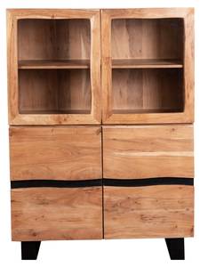 Highboard KYOTO I Beige - Massivholz - Holzart/Dekor - 103 x 16 x 45 cm