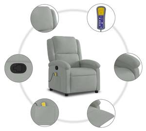 Fauteuil de massage 3032268-1 Gris lumineux