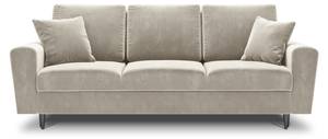 Schalfsofa mit Box MOGHAN 3 Sitzplätze Beige