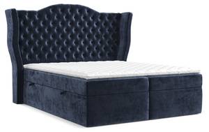 Boxspringbett Royal Blau - Breite: 140 cm