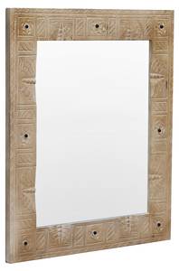 DAIPUR SpiegelIII Braun - Massivholz - Holzart/Dekor - 68 x 79 x 8 cm