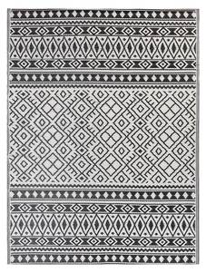 Tapis d'extérieur NARLI Noir - Blanc - Textile - 180 x 180 x 240 cm