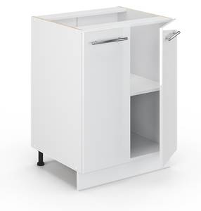 Meuble bas de cuisine Fame-Line 33499 Blanc brillant - Blanc