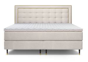 Boxspringbett Adore Bonellfederkern Beige - Breite: 180 cm