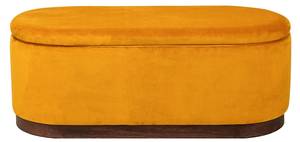 Banc LIMA Jaune - Textile - 100 x 40 x 40 cm