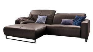 Ecksofa YORK Armlehne davorstehend links - Ecke davorstehend links - Schwarz