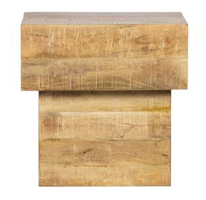 Table D'Appoint Carré Balk Beige - Bois manufacturé - Bois/Imitation - 50 x 50 x 35 cm