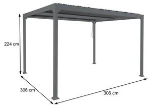 Pergola L41 Weiß