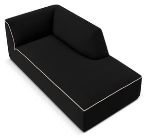 Chaiselongue RUBY Schwarz