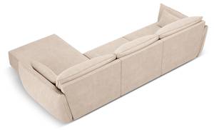 Ecksofa KAELLE 4 Sitzplätze Beige