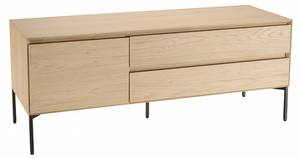 TV-Möbel MAXENDRE Beige - Holz teilmassiv - 45 x 52 x 130 cm