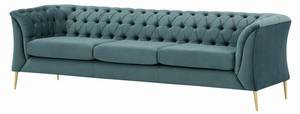 Dreisitzer-Sofa Chesterfield Modern Blau