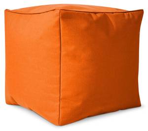 Sitzsack-Hocker Pouf "Cube" 40x40x40cm Orange