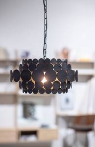 Lampe suspendue Kaki Noir - Métal - 46 x 26 x 46 cm