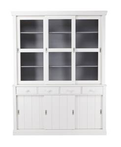 Buffet Lagos Weiß - Holzart/Dekor - Holz teilmassiv - 166 x 215 x 48 cm