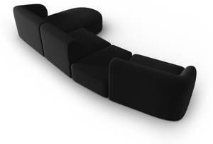 modulares Sofa SHANE 5 Sitzplätze Schwarz