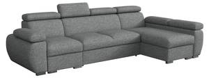 Ecksofa Boston LCP Graphit - Ecke davorstehend rechts