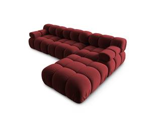 modulares Sofa BELLIS 4 Sitzplätze Rubinrot