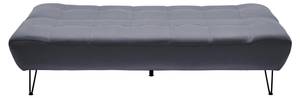 Schlafsofa GELI Grau - Metall - Massivholz - Textil - 192 x 88 x 97 cm