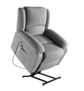 Fauteuil de Relaxation LEO Gris - Fonction relaxation - Avec aide au redressement