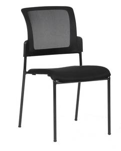 Chaise de bureau Dangor Noir - Métal - 58 x 87 x 47 cm