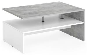 Table basse Amato béton/blanc Imitation béton - Blanc
