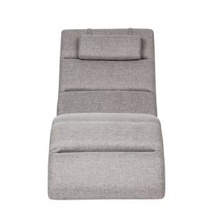 Chaise longue de relaxation Califfo Tissu gris