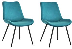 Lot de 2 chaises KOGE Bleu