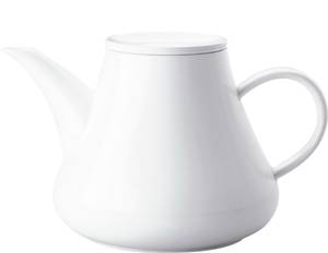 Kaffee-/Tee-Kanne 1,50 l Five Senses Weiß - Porzellan - 18 x 16 x 18 cm