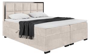 Boxspringbett Dani Black Beige - 160 x 214 cm - H3