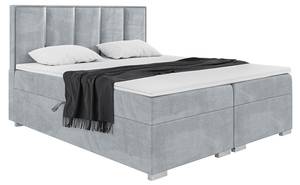 Boxspringbett Antonio Silver Hellgrau - 140 x 214 cm - H3