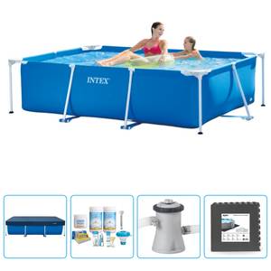 Schwimmbad-Set 282703 (5-teilig) Blau - 150 x 60 x 220 cm
