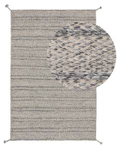 Teppich aus recyceltem Material Rene Grau - 80 x 150 cm