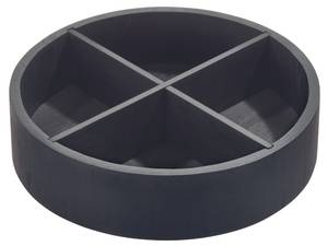 Plateau tournant Lazy Susan HOME EDIT Noir - Bois manufacturé - 31 x 9 x 31 cm