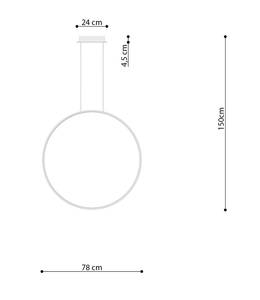 Hängeleuchte Rio 3000K Durchmesser: 16 cm - Metall